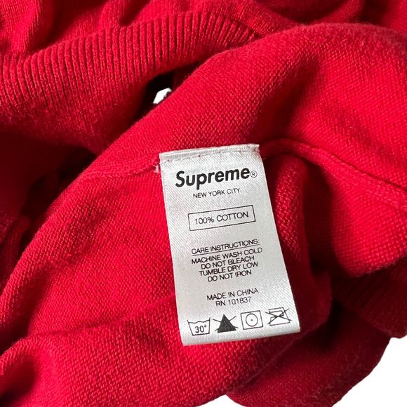 Supreme Knit Logo Stripe Crewneck Large - Picture 5 of 5